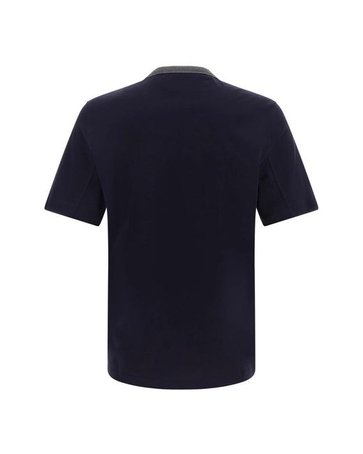 Brunello Cucinelli Blue T-Shirts for men