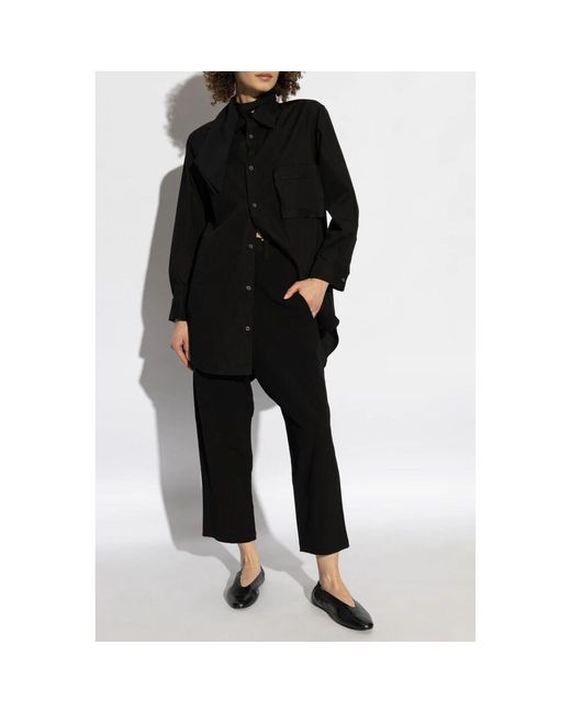 Wide Trousers di Y-3 in Black