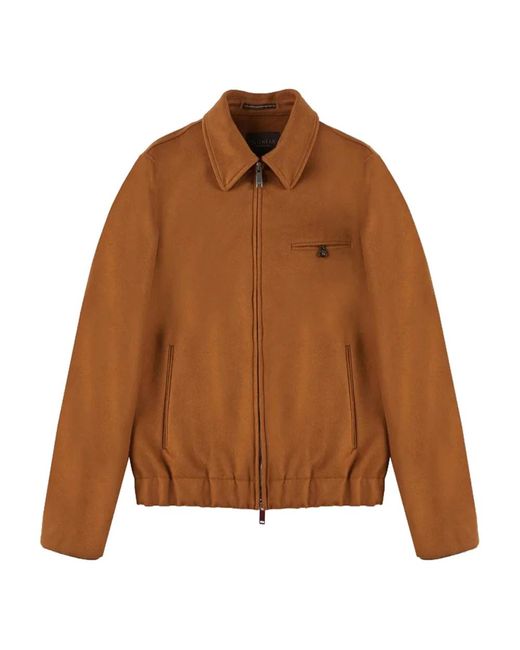 Montedoro Brown Light Jackets for men