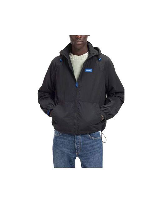 HUGO Black Light Jackets for men