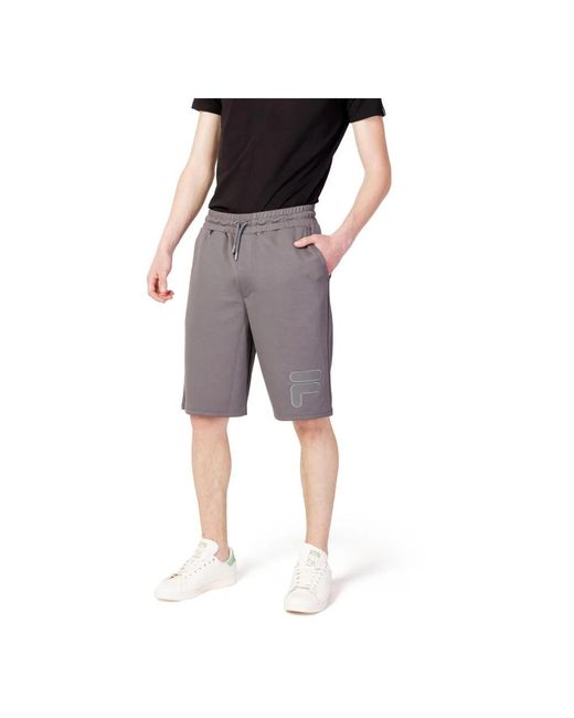 Fila Gray Casual Shorts for men