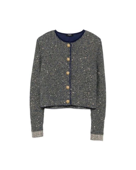 Balmain Gray Cardigans