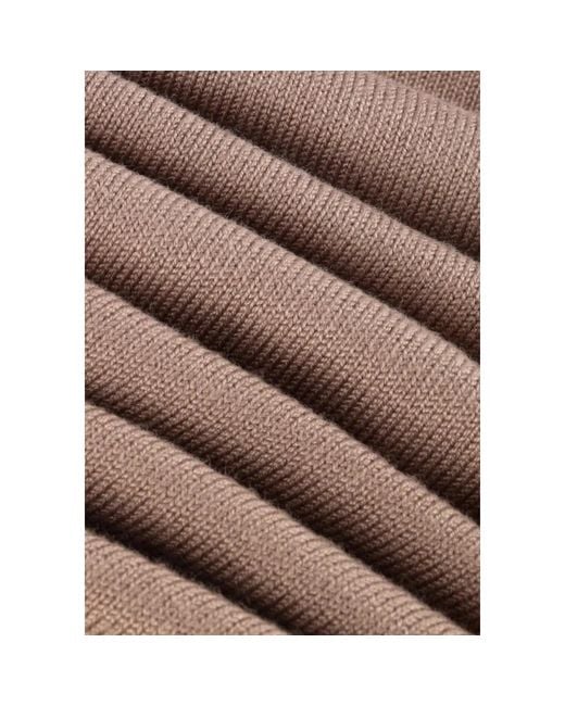 Notre-v Brown Basic Strickbluse