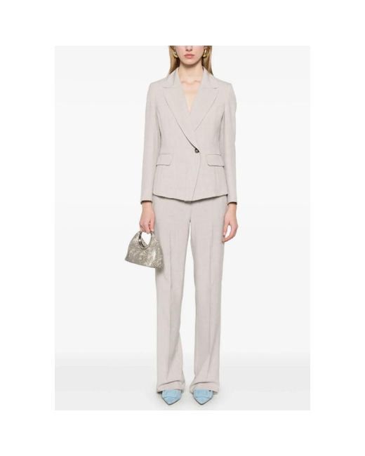 Marella Jassen ,Polyester Sand Blazer in het White