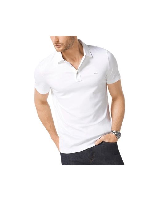 Michael Kors White Polo Shirts for men