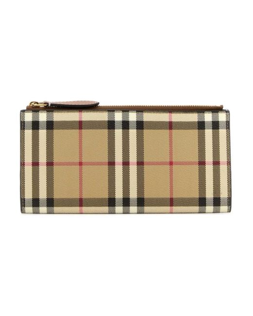 Wallets & Cardholders di Burberry in Natural