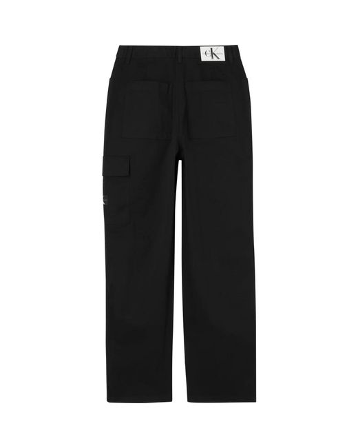 Calvin Klein Black Straight Trousers