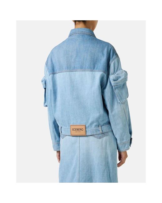 Denim Jackets di Iceberg in Blue