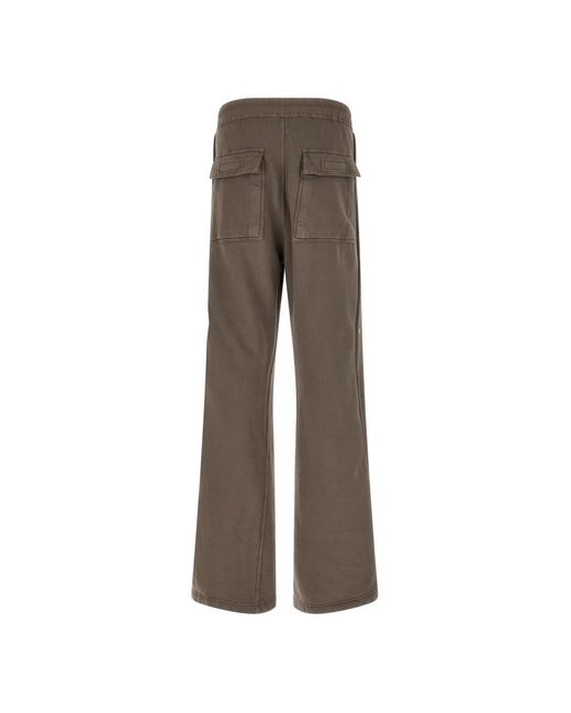 Rick Owens Brown Wide Trousers for men