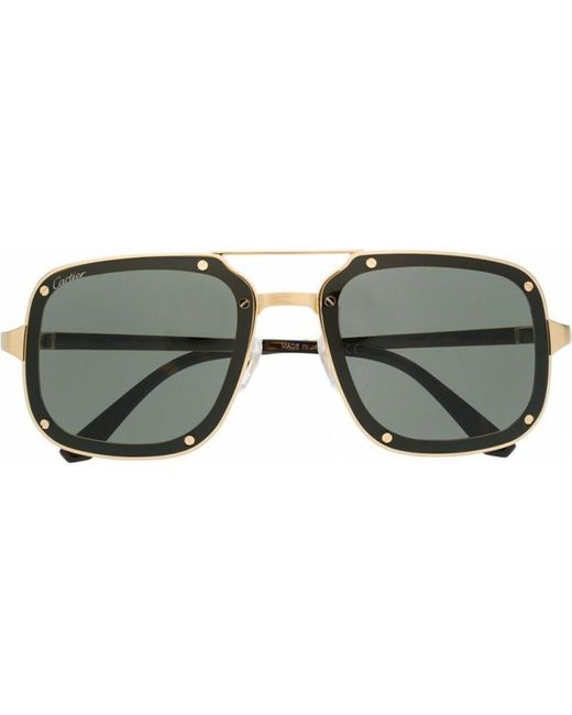 Sunglasses Ct0194S di Cartier in Black da Uomo