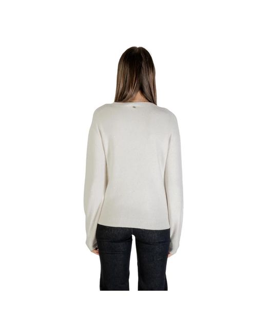 Round-Neck Knitwear Liu Jo en coloris Gray