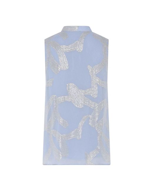 Bruuns Bazaar Blue Sleeveless Tops