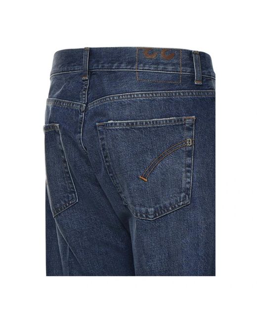Dondup Blue Slim Fit Jeans for men