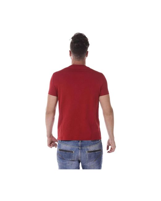 Armani Jeans Red T-Shirts for men