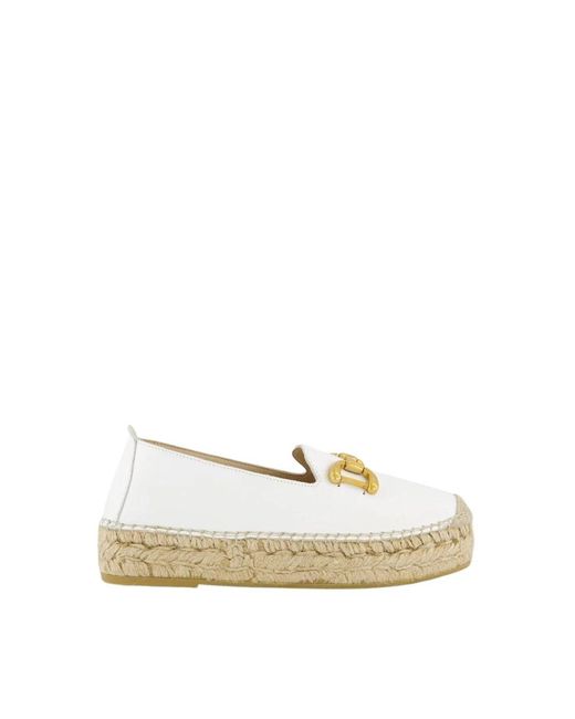 Gibaldi Schoenen ,Wit ,Lucia Loafer in het Natural