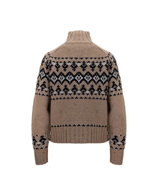 Mc2 Saint Barth Brown Turtlenecks
