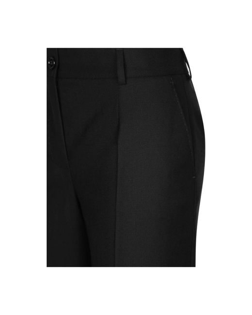 Trousers > straight trousers Dolce & Gabbana en coloris Black