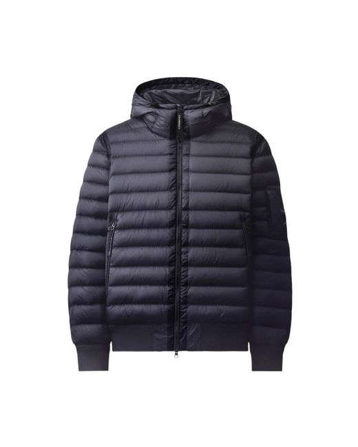 C P Company Blue Winter Jackets for men