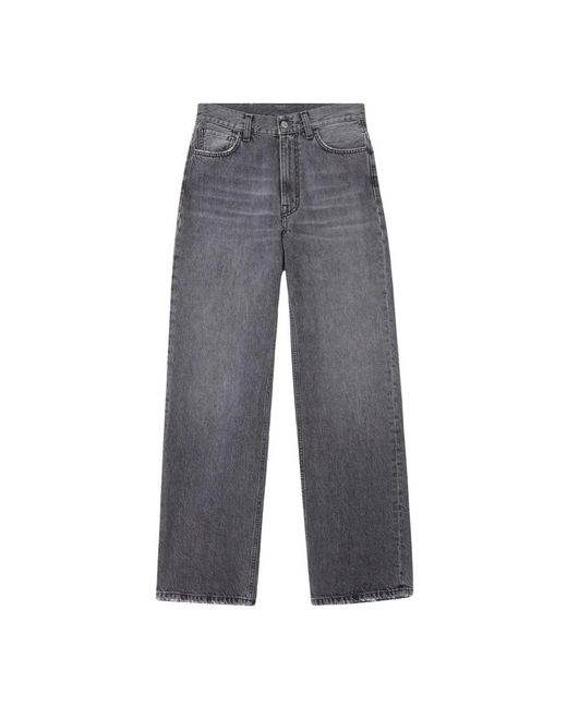Dagmar Wide Leg Denim in het Gray