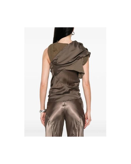 Entire studios Brown Sleeveless Tops