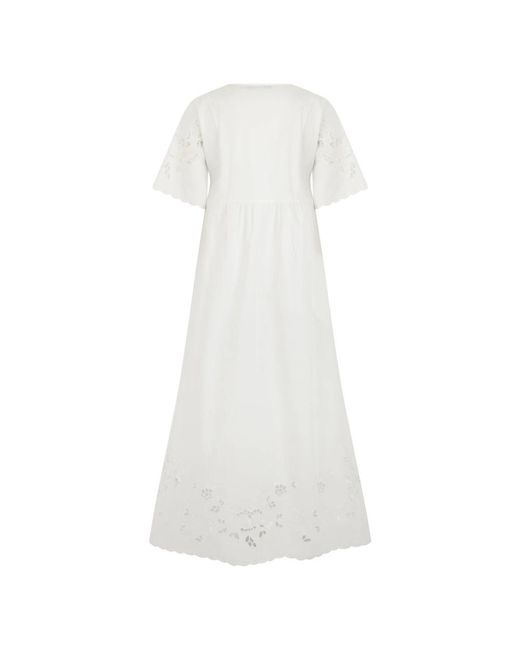 Weekend by Maxmara White Midi Dresses