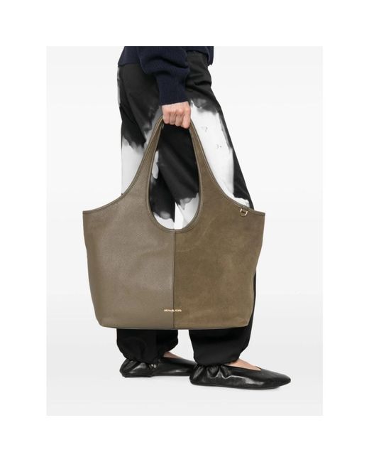 Michael Kors Brown Shopping Bags