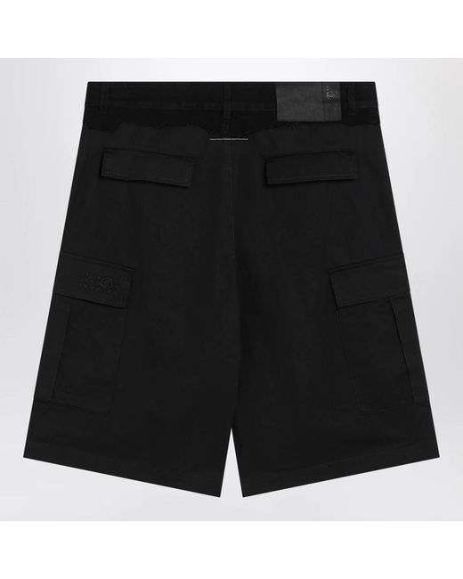 MM6 by Maison Margiela Black Casual Shorts for men