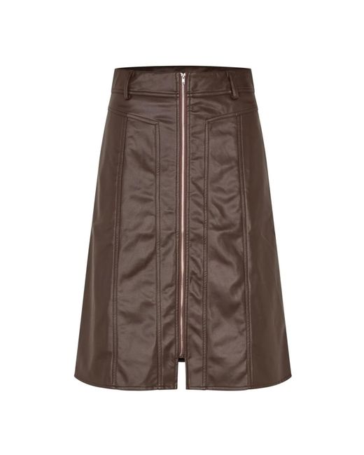Lolly's Laundry Midi Skirts in het Brown