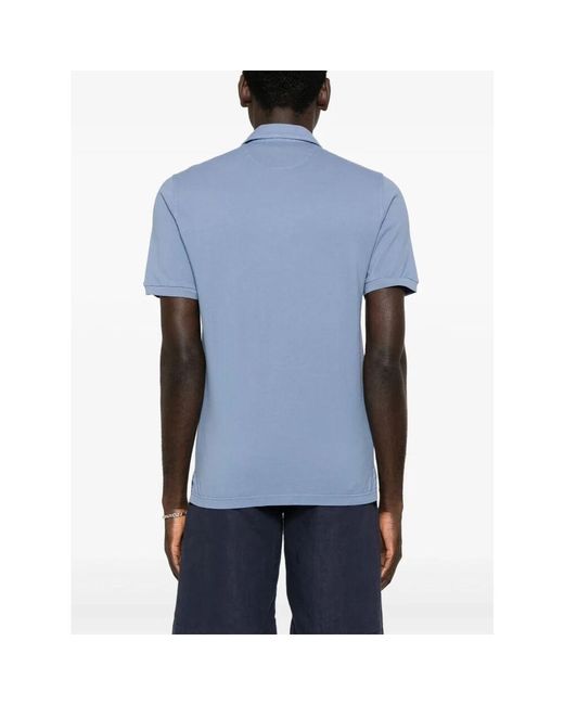 Polo Shirts di Fedeli in Blue da Uomo