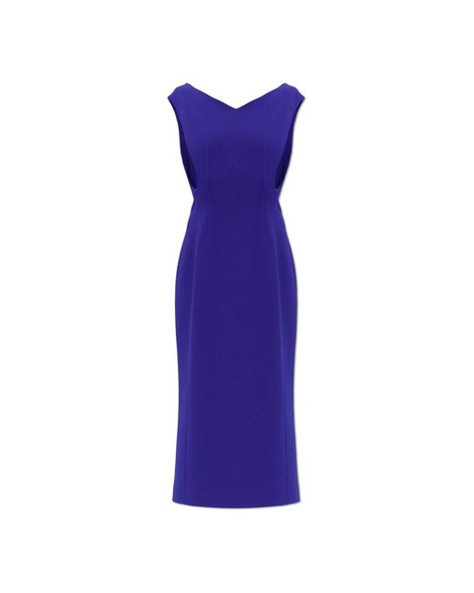 Jil Sander Purple Midi Dresses