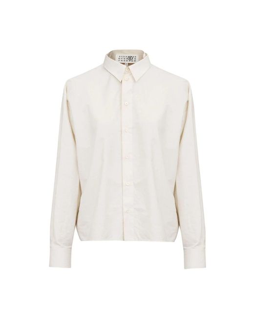 MM6 by Maison Margiela White Shirts
