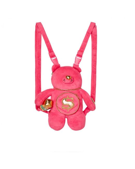 Zaino orsetto edizione limitata di Sprayground in Pink