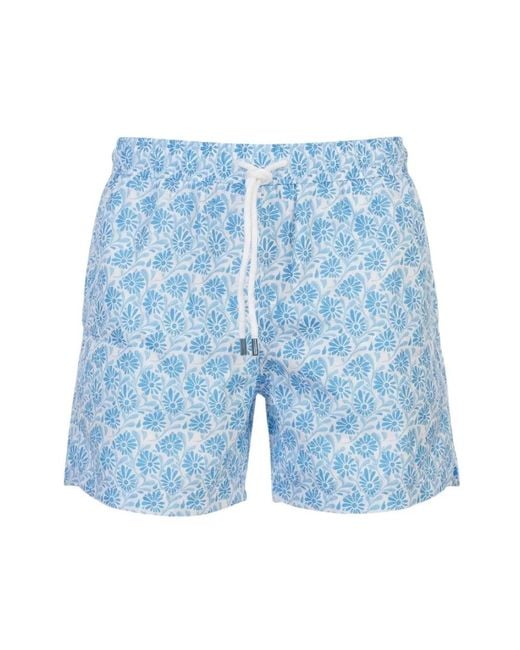 Fedeli Blue Beachwear for men