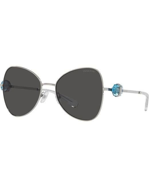 Swarovski Gray Sunglasses