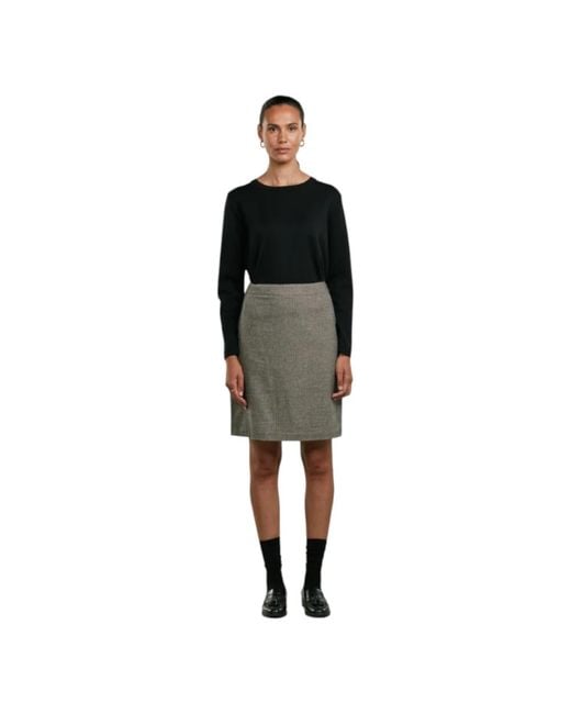 Stenstroms Gray Short Skirts