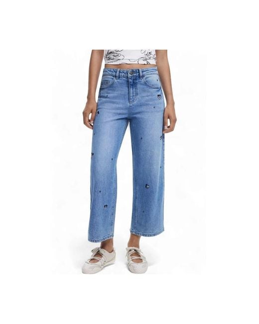 Desigual Blue Damen Hellblaue Jeans Herbst/Winter
