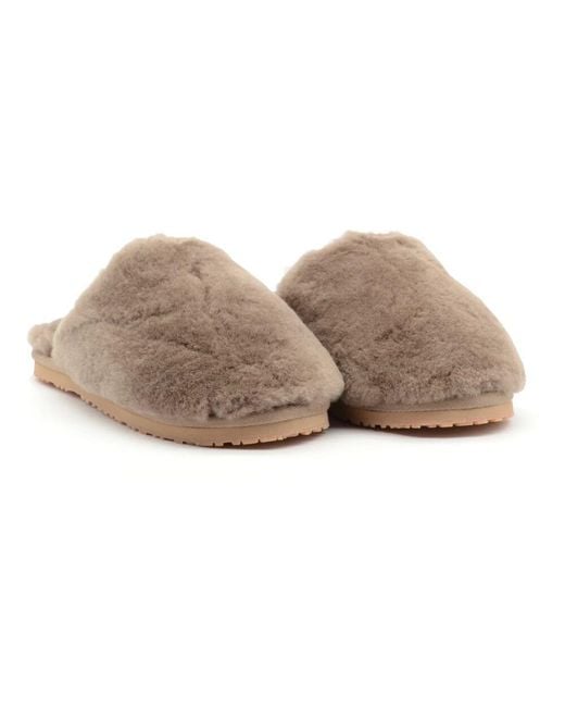 Mou Brown Graue Geschlossene Zehensandalen