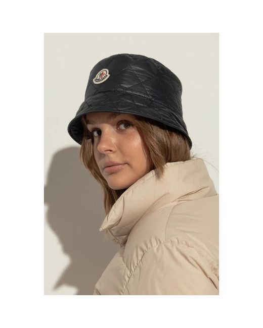 Moncler Blue Mütze Mit Logo