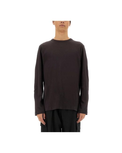 Helmut Lang Logo Os Ls Tee in het Black voor heren