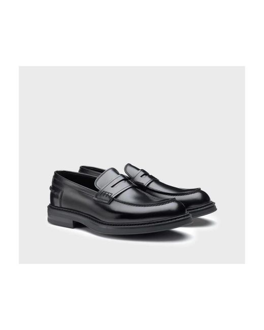 Doucal's Black Loafers for men