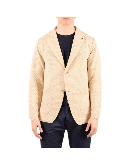 Paoloni Blazer in het Natural voor heren