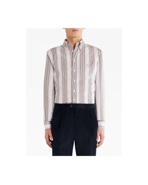 Etro Pink Casual Shirts for men