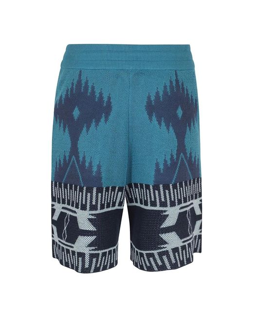 Alanui Blue Casual Shorts for men