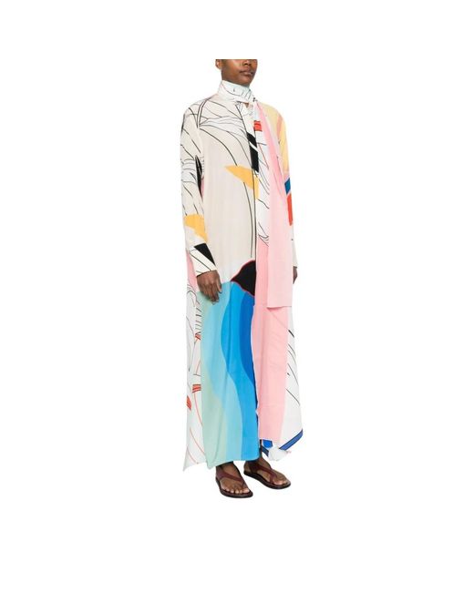 F.R.S For Restless Sleepers Blue Maxi Dresses
