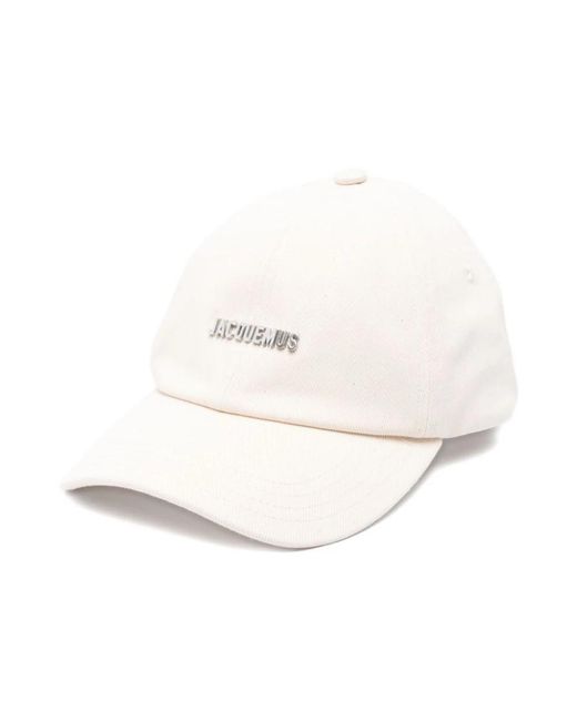 Jacquemus White Caps for men