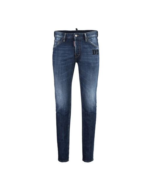Jeans in denim classici per l'uso quotidiano di DSquared² in Blue da Uomo