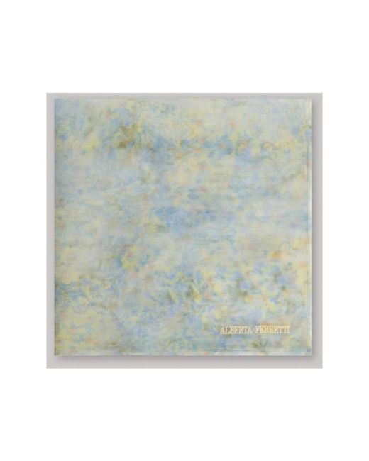 Alberta Ferretti Blue Silk Scarves