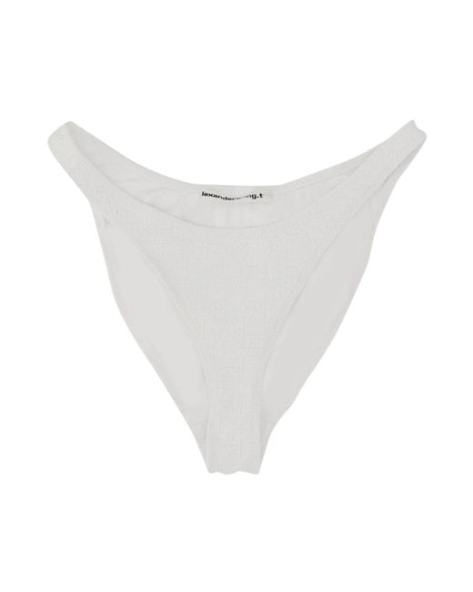 T By Alexander Wang White Bikinis