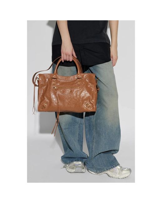 Balenciaga Brown Handbags