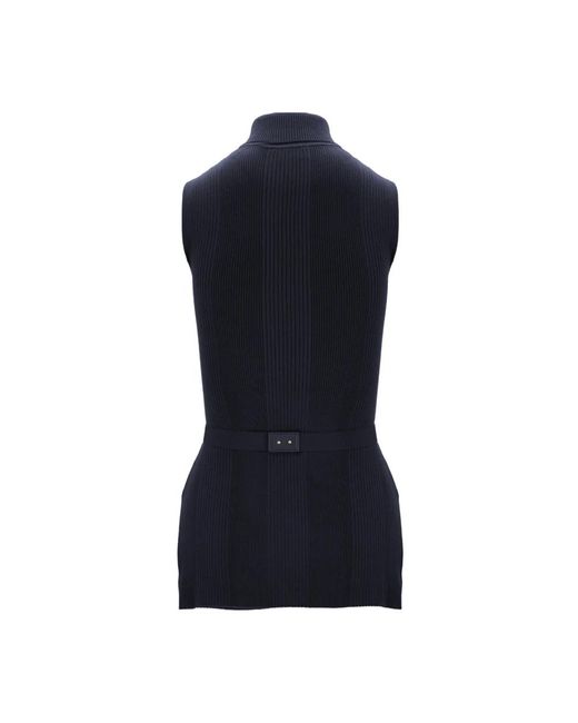Elisabetta Franchi Blue Turtlenecks